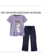 Girls Set of Pant and Tee